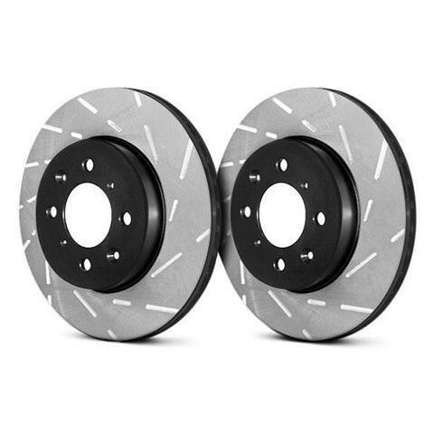 EBC USR BlackDash Sport Slotted Rear Brake Rotors | 2022+ Subaru WRX (USR7710).