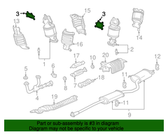 PLM Gaskets For PCD Primary Catalytic Converters Acura TL & Honda Accord 18115-R70-A01.