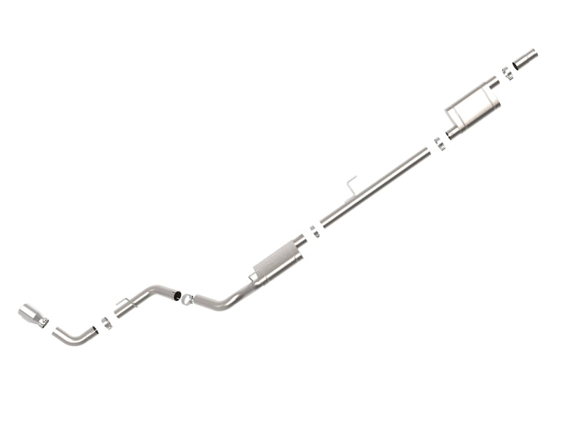 aFe Apollo GT Series 409 Stainless Steel Cat-Back Exhaust 2020 Jeep Gladiator 3.6L - Polished Tip