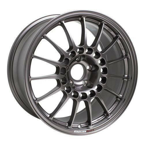 Enkei RC-T5 5x114.3 18” Dark Silver Wheels.