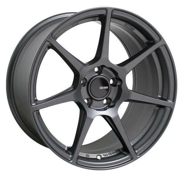 Enkei TFR 5x114.3 18” Gunmetal Wheels.