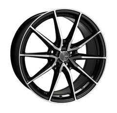 Enkei Draco 5x114.3 17” Black Machined Wheels.