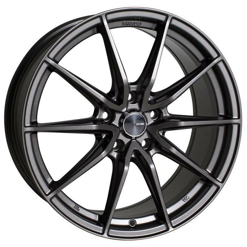 Enkei Draco 5x114.3 18” Anthracite Wheels.