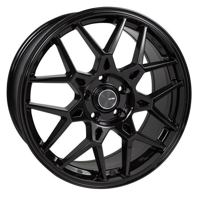 Enkei PDC 5x114.3 16x7.0” +38mm Offset Gloss Black Wheels.