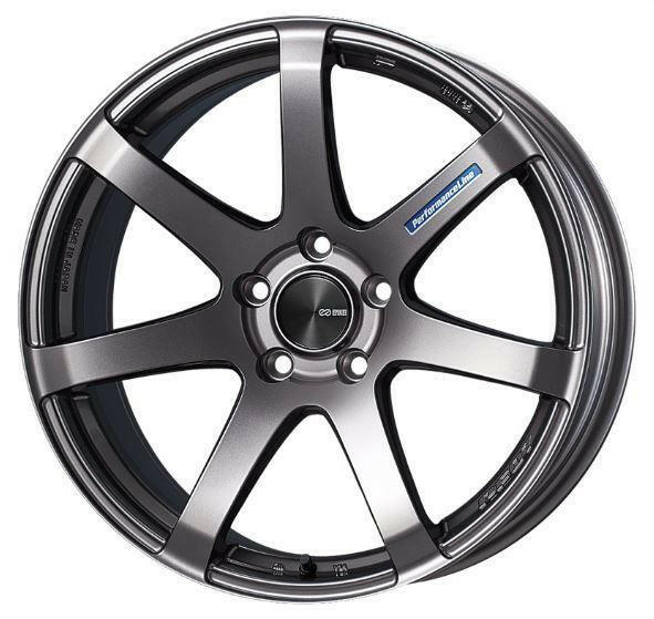 Enkei PF07 5x114.3 19” Dark Silver Wheels.