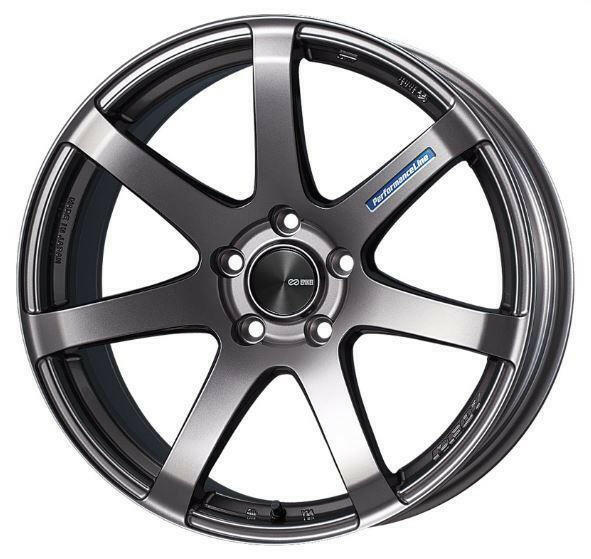 Enkei PF07 5x100 17” Dark Silver Wheels.