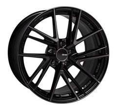 Enkei TD5 5x114.3 18” Pearl Black Machined Wheels.