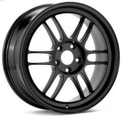 RPF1 17x7 5x114.3 45mm Offset 73mm Bore Black Wheel by Enkei.