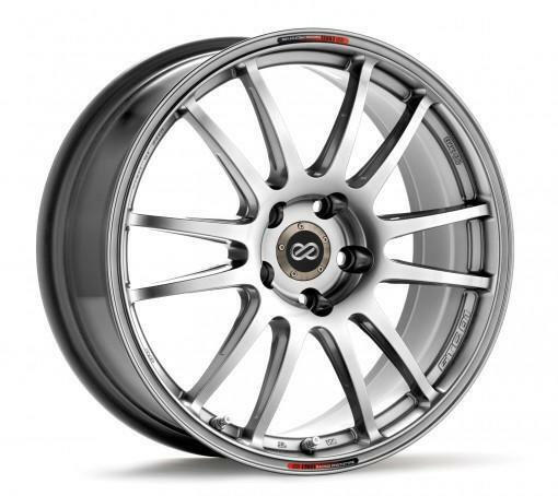 GTC01 17x9.5 5x114.3 38mm Offset 75mm Bore Hyper Black Wheel by Enkei.