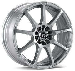 EDR9 17x7 5x100/+45mm offset 72.6 Bore Diameter Silver Wheel by Enkei.