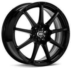EDR9 18x7.5 5x100/+45mm offset Black Wheel by Enkei.