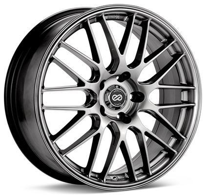 EKM3 17x7 5x114.3 45mm Offset 72.6 Bore Diameter Hyper Silver Wheel by Enkei.