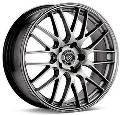 EKM3 442 18x8 5x114.3 40mm offset Hyper Silver Wheel by Enkei.