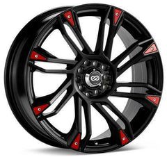 GW8 18x7.5 5x100/+42mm Offset 72.6 Bore Matte Black Wheel by Enkei.