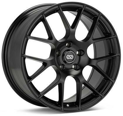 Enkie Raijin / 18x8 / 5x114.3 Bolt Pattern / 40mm Inset / 72.6 Bore Matte Black Wheel.