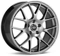 Raijin 19x8 40mm Inset 5x114.3 Bolt Pattern 72.6 Bore Dia Hyper Silver Wheel by Enkei.
