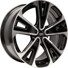 Enkei SVX 5x114.3 20” Wheels in Black with Machined Spoke Edges and Lip.