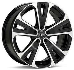 Universal SVX Truck & SUV 18x8 40mm Offset 5x114.3 Bolt 72.6mm Bore Black Machined Wheel by Enkei.