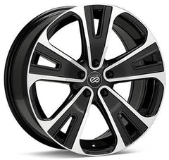 Universal SVX Truck & SUV 18x8 40mm Offset 5x114.3 Bolt 72.6mm Bore Black Machined Wheel by Enkei.