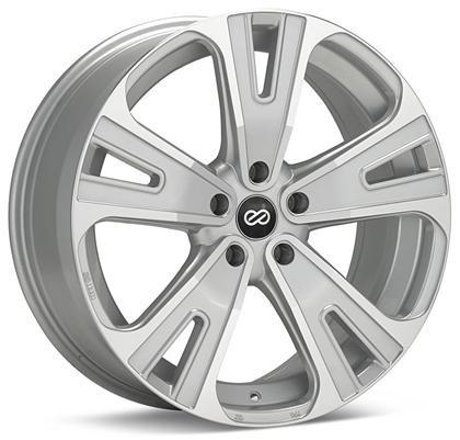 Universal SVX Truck & SUV 18x8 40mm Offset 5x114.3 Bolt 72.6mm Bore Silver Machined Wheel by Enkei.