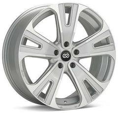 Universal SVX Truck & SUV 18x8 40mm Offset 5x114.3 Bolt 72.6mm Bore Silver Machined Wheel by Enkei.