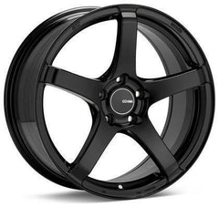 Kojin 17x8 45mm Inset 5x114.3 Bolt Pattern 72.6mm Bore Dia Matte Black Wheel by Enkei.