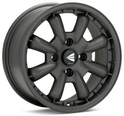 Compe 16x8 0mm Inset 4x114.3 Bolt Pattern 72.6mm Bore Dia Matte Gunmetal Wheel by Enkei.