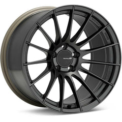 Enkei RS05-RR 5x114.3 18” Wheels in Gunmetal Gray.