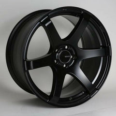 Enkei T6S / 18x9.5 / 15mm Offset / 5x114.3 Bolt Pattern / 72.6 Bore Matte Black Wheel.