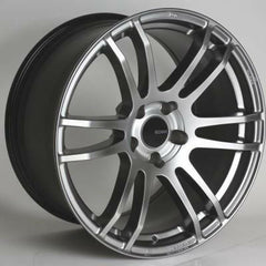 TSP6 17x8 45mm Offset 5x114.3 Bolt Pattern Hyper Silver Wheel by Enkei.