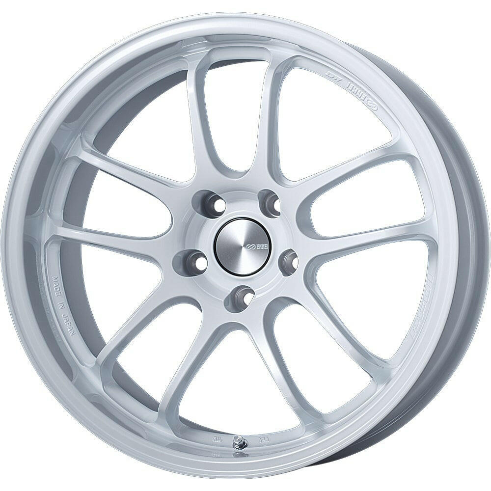 Enkei PF01EVO 5x114.3 18” Wheels in White.