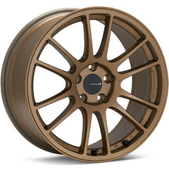 Enkei GTC01RR 5x114.3 18” Wheels in Titanium Gold.