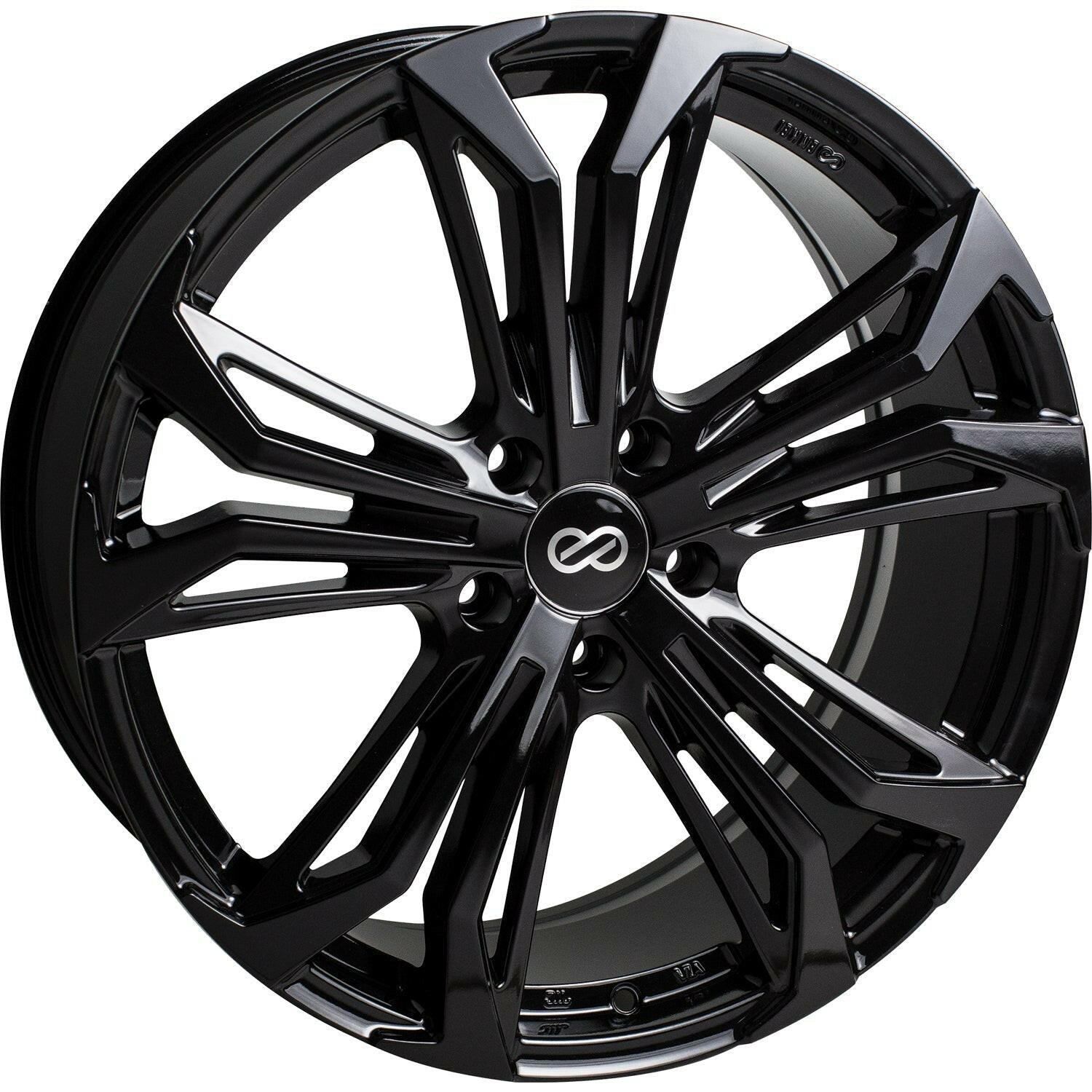 Enkei Vortex5 5x114.3 20” Wheels in Black.