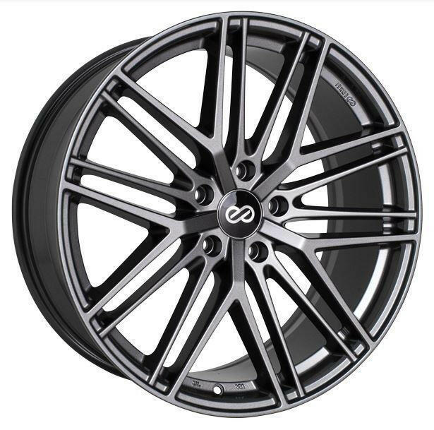 Enkei Phantom 5x114.3 20x8.5” +40mm Offset Anthracite Wheels.