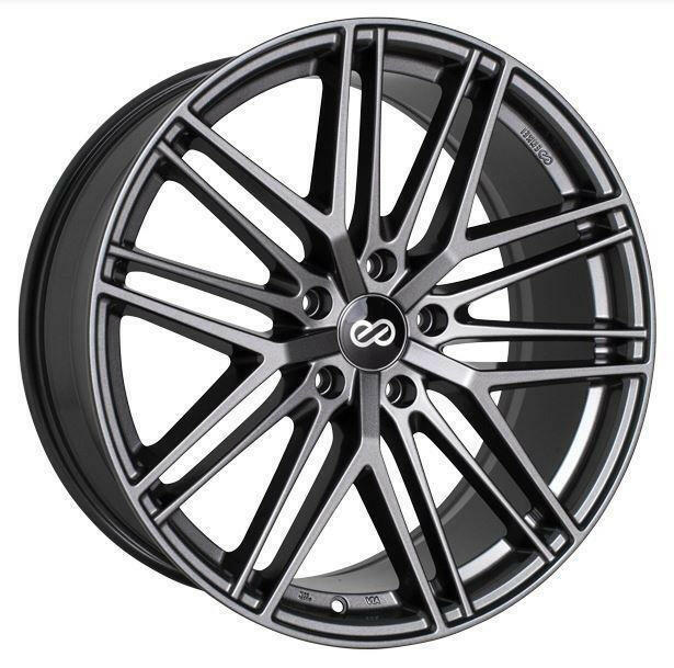 Enkei Phantom 5x114.3 18x8.0” +40mm Offset Anthracite Wheels.