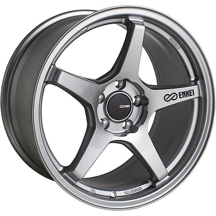 Enkei TS-5 5x114.3 18” Wheels in Storm Grey.