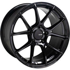 Enkei TSV 5x114.3 17” Wheels in Gloss Black.