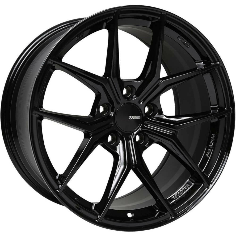 Enkei TSR-X 5x114.3 20” Wheels in Gloss Black.