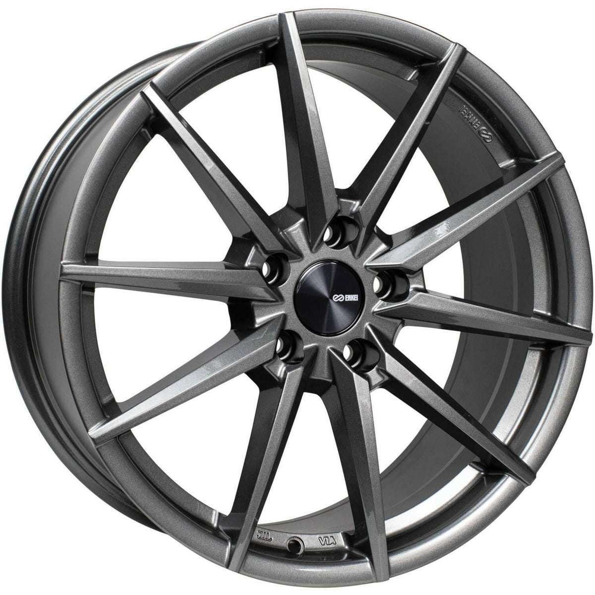 Enkei Hornet 5x114.3 19” Wheels in Anthracite Gray.