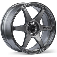 Enkei T6R 5x114.3 18” Wheels in Gloss Gunmetal.