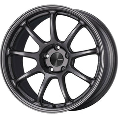 Enkei PF09 5x114.3 17” Wheels in Dark Silver.