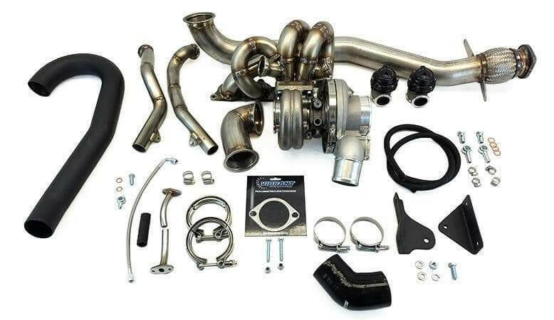 ETS Stock Placement Single Scroll Turbo Kit | 2003-2006 Mitsubishi Evolution 8/9 (ETS_Evo89_Turbokit1).