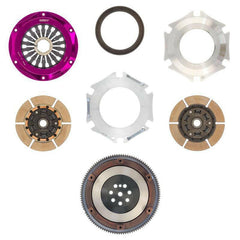 Exedy Cerametallic Stage 5 Twin HD Clutch Kit | 1996-2006 Mitsubishi Evo 4-9 (MM022HD).