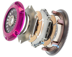 Exedy Cerametallic Stage 5 Twin HD Clutch Kit | 1996-2006 Mitsubishi Evo 4-9 (MM022HD).