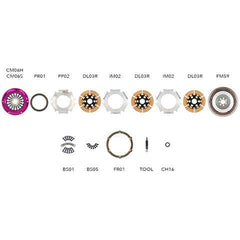 Exedy Stage 5 Triple Disc Cerametallic Clutch Kit | 2008-2015 Mitsubishi Evo X GSR (MM063HB).