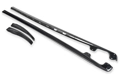 Carbon Fiber Side Skirts W/ Mud Flaps - Corvette C6.