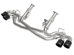 AFe MACH Force-Xp 304 Stainless Steel Cat-Back Exhaust Black 2020 Chevrolet Corvette C8
