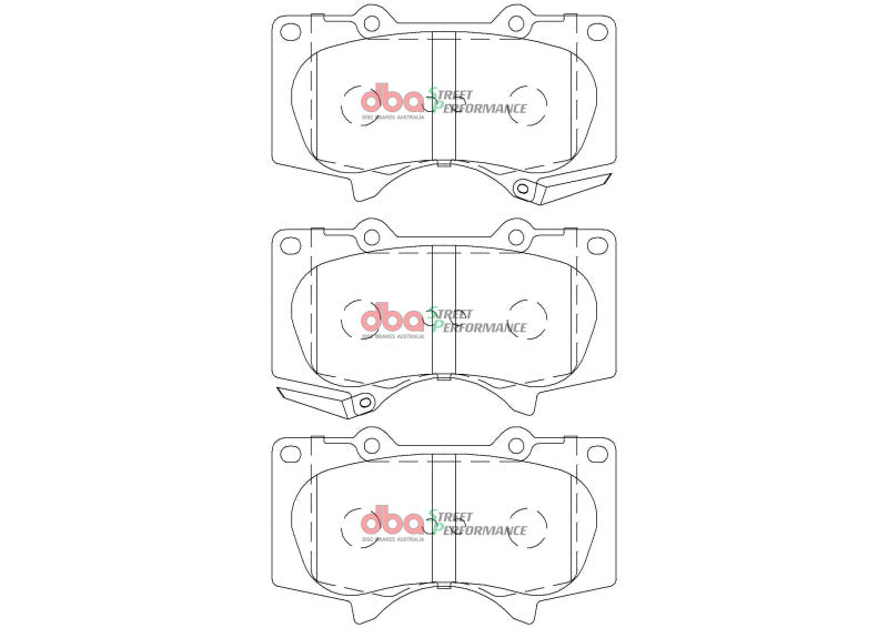 DBA 24-25 Toyota Hilux SR SP Performance Front Brake Pads