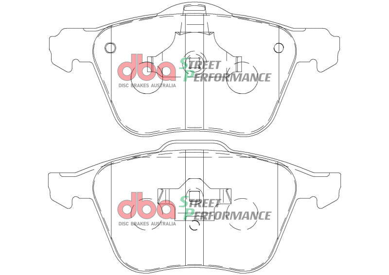 DBA 03-14 Volvo XC90 (w/316mm Front Rotor) Front SP Performance Brake Pads