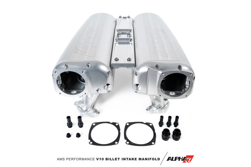 AMS Performance V10 Audi R8 / Lamborghini Huracan / Performance Billet Intake Manifold - CLR Anodize